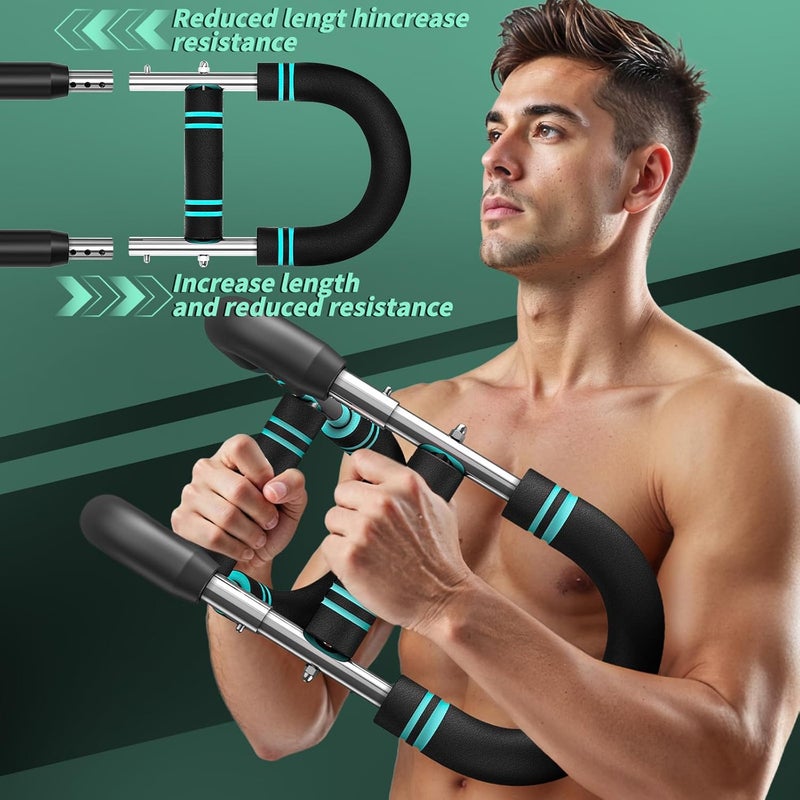 Holifada Twister Arm Trainer,40-100lb Adjustable Chest Workout Device,Portable Power Twister Bar,Twist Arm Trainer,Forearm Strengthener Exerciser Spring Resistance for Home Fitness - Image 5